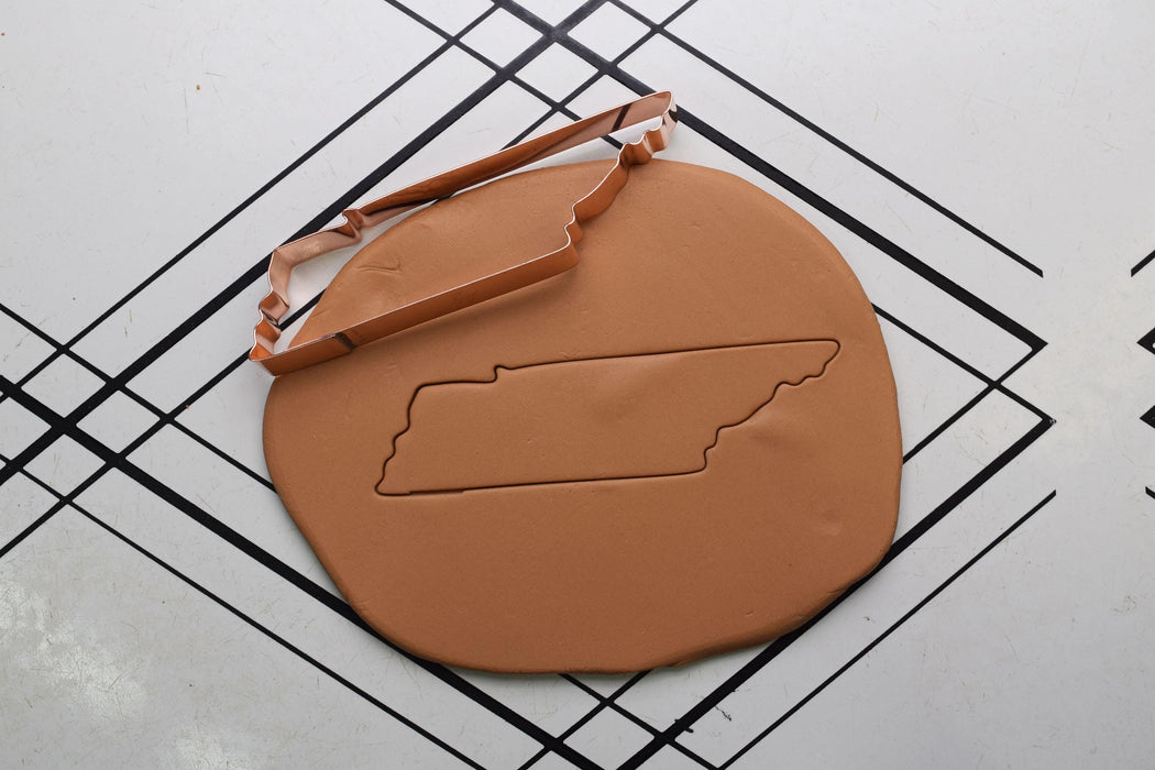 Copper Tennessee Cookie Cutter - Volunteer State Cookie Cutter,  Made in USA