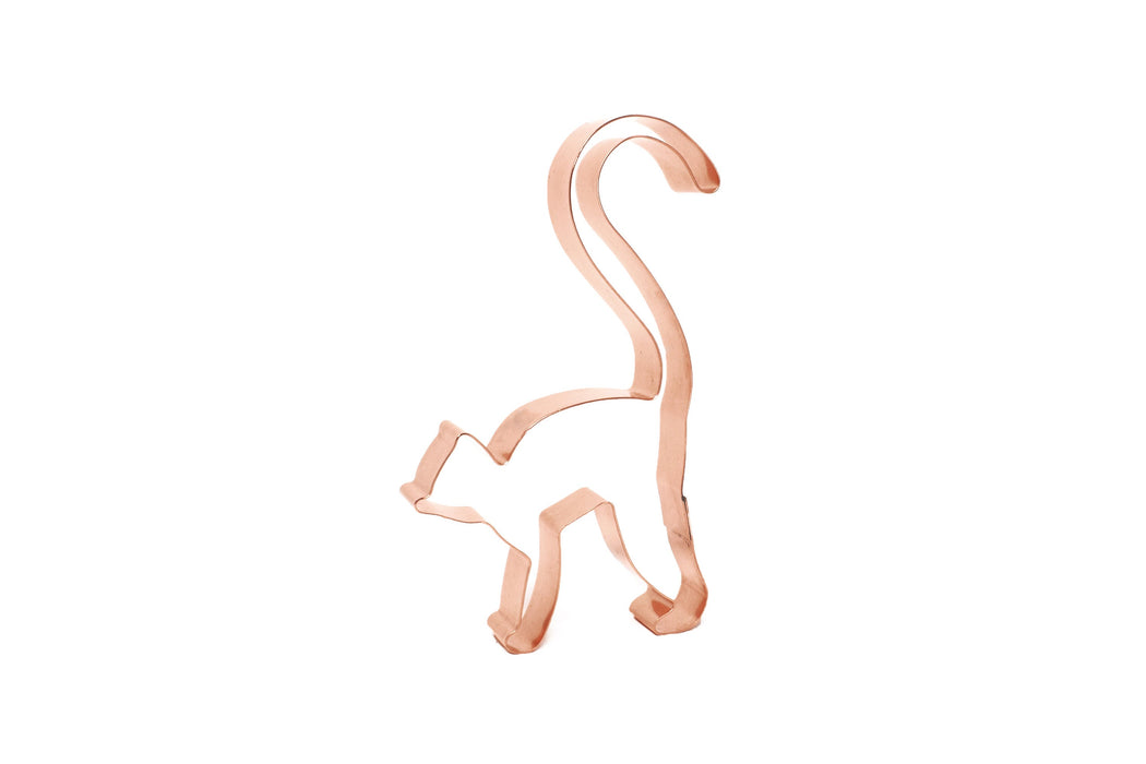 Copper Ring Tailed Lemur Cookie Cutter, Animal Cookie Cutter, 6 x 3.5 inches, Made in USA