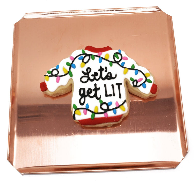 Copper Ugly Holiday Sweater Cookie Cutter - Christmas Design (4.5 x 3 inches) - Made in USA