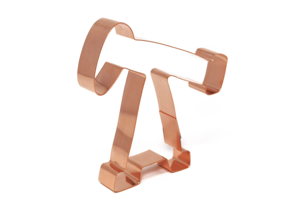 Copper Pumpjack Cookie Cutter - Oil Pump Cookie Cutter, 4.5 x 4.25 Inches, Made in USA