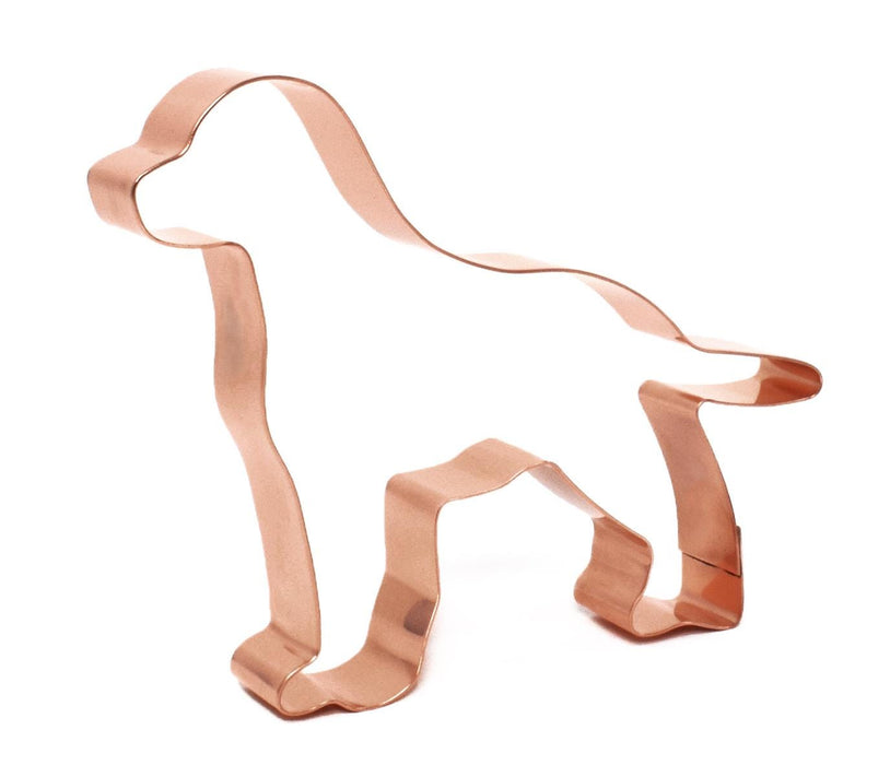 Copper Labrador Retriever Dog Cookie Cutter, 5 x 4 inches, Made in USA