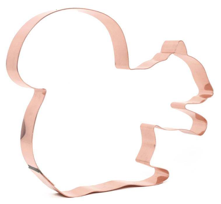 Big Copper Squirrel Cookie Cutter - Animal Cookie Cutter, 6.5 x 5.25 Inches, Made in USA