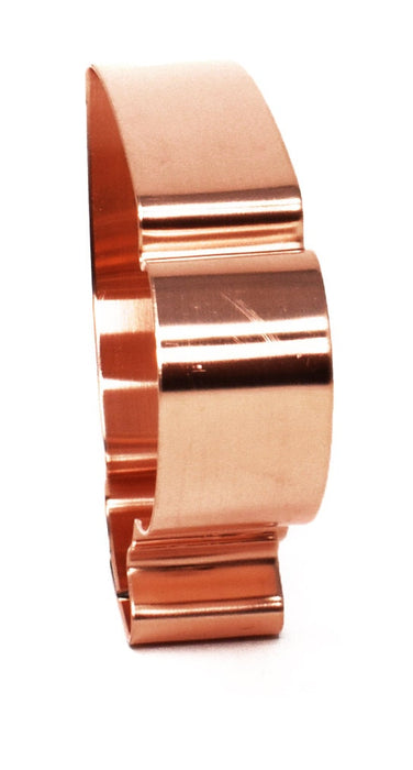 Copper Tea Cup Cookie Cutter, Food Cookie Cutter, 3.5 x 2.5 inches, Made in USA