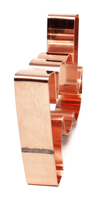 Copper JOY Cookie Cutter - Christmas Cookie Cutter, 4.5 x 3.5 Inches, Made in USA
