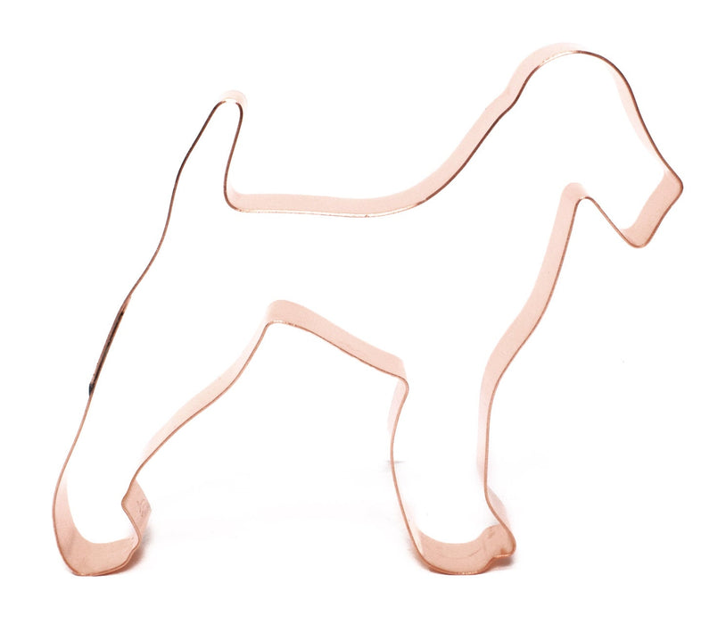 Copper Irish Terrier Cookie Cutter, Dog Cookie Cutter, 5 x 4.5 inches, Made in USA