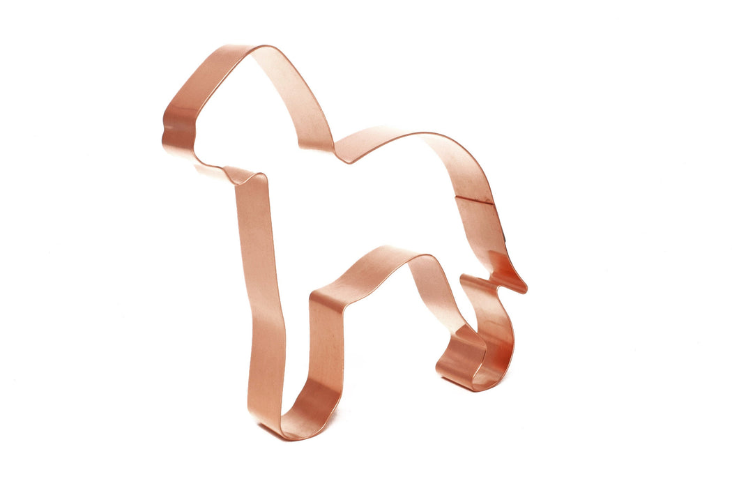 Copper Bedlington Terrier Cookie Cutter - Dog Cookie Cutter, 4.5 x 4.5 inches, Made in USA