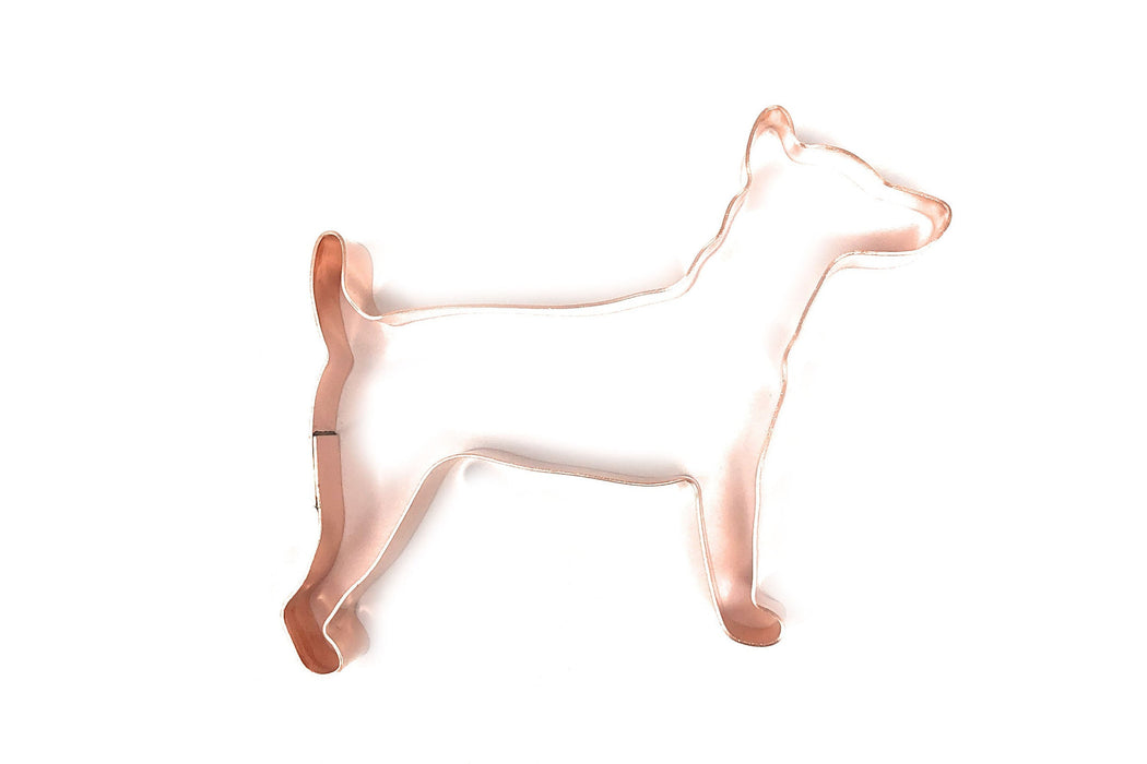 Copper Rat TerrierCookie Cutter, Dog Cookie Cutter, 4 x 3.5 inches, Made in USA