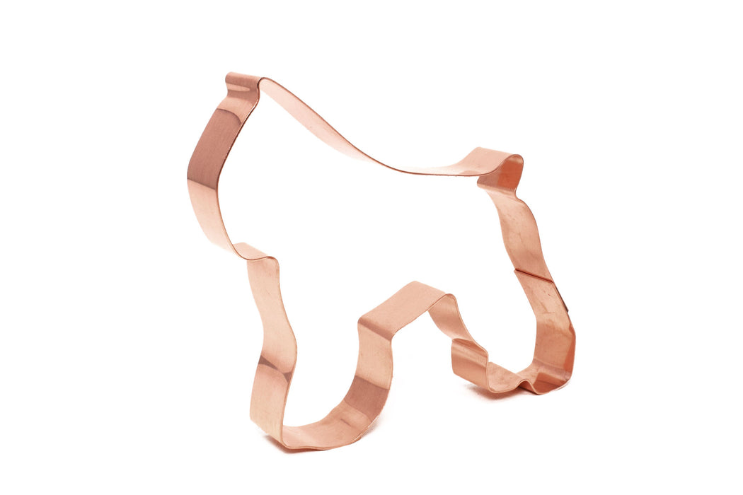 Copper Bouvier des Flandres Cookie Cutter - Dog Cookie Cutter, 4.5 x 4 inches, Made in USA