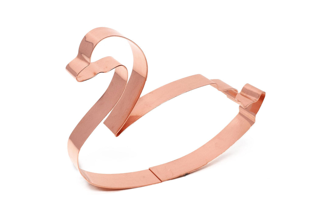 Copper Swan Cookie Cutter - Bird Cookie Cutter, Made in USA