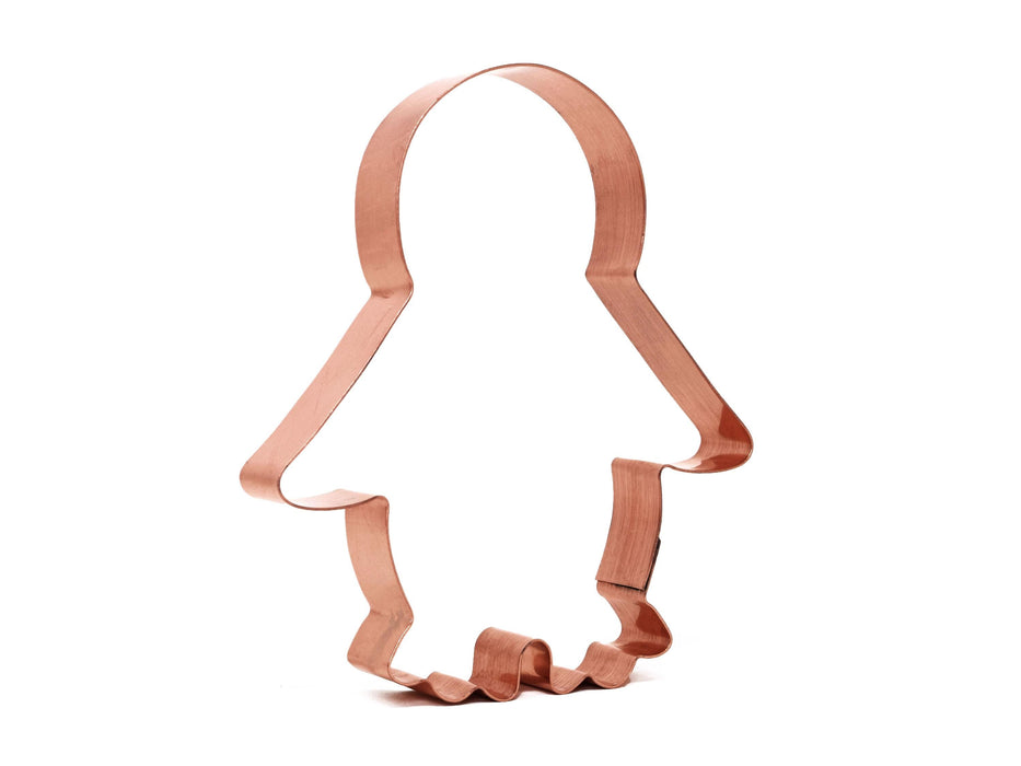 Copper Penguin Cookie Cutter - Bird Cookie Cutter, 4.25 x 5 Inches, Made in USA