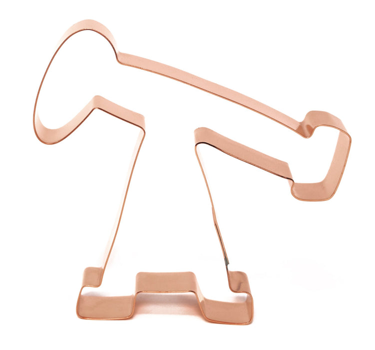 Copper Pumpjack Cookie Cutter - Oil Pump Cookie Cutter, 4.5 x 4.25 Inches, Made in USA