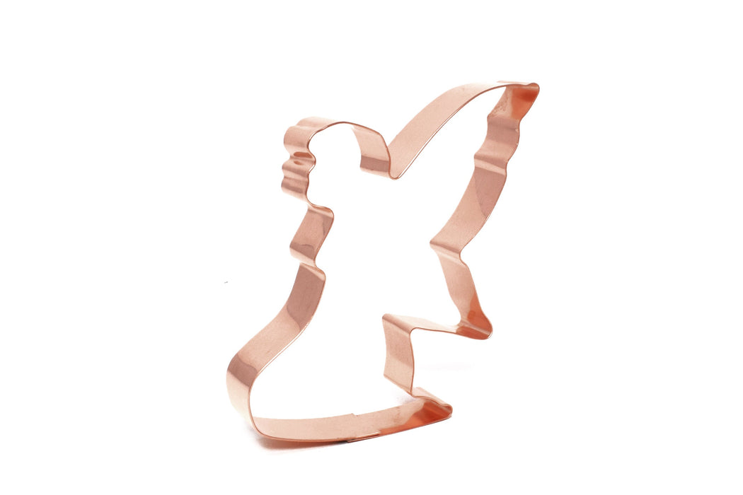 Copper Fairy Cookie Cutter - Garden Design (4.5 x 3 inches) - Made in USA
