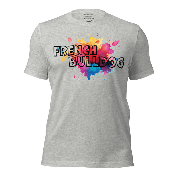 French Bulldog Splash t-shirt - The Fussy Pup - 