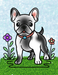 Free French Bulldog Coloring Page – Downloadable PNG - The Fussy Pup - Coloring Page