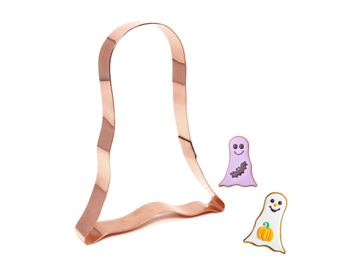 5 Inch Simple Ghost Costume Halloween Cookie Cutter - The Fussy Pup - Cookie Cutter