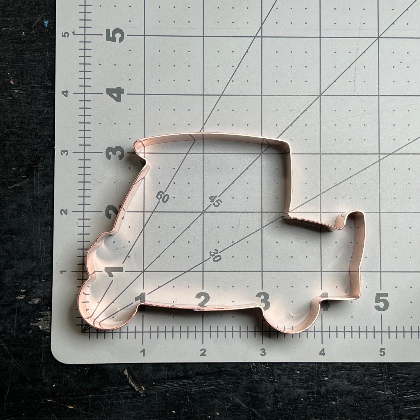 Dad's Day Out Copper Golf Cart Cookie Cutter ~ Handcrafted by The Fussy Pup