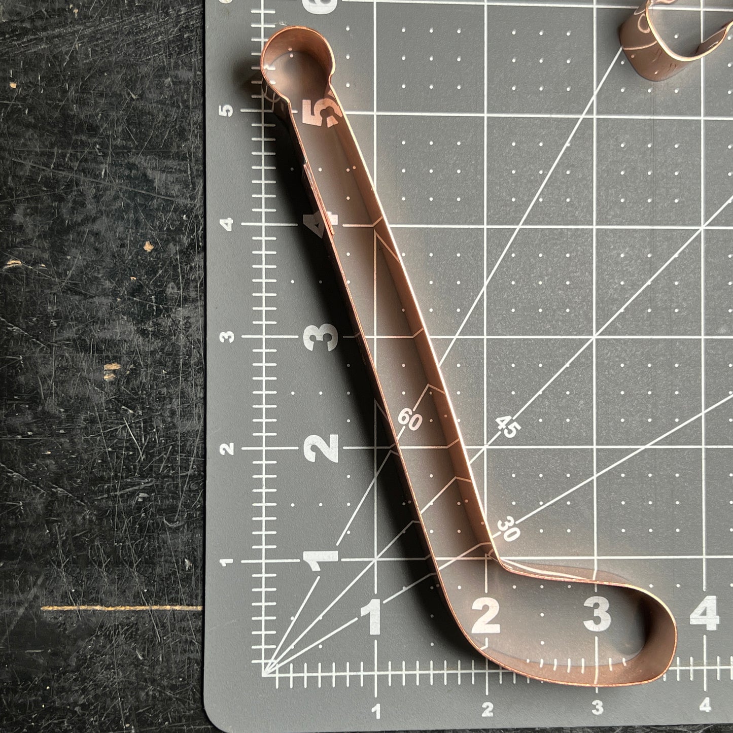 Hockey Stick Cookie Cutter, 6x2 inches