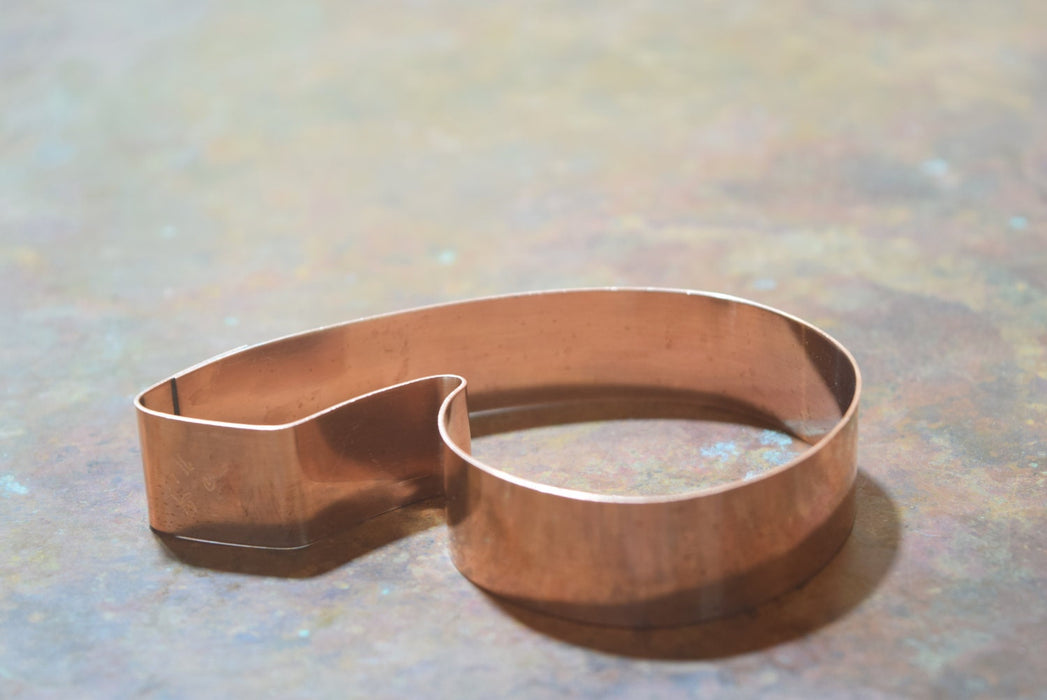 The Number 9 Copper Number Cookie Cutter - Handcrafted by The Fussy Pup