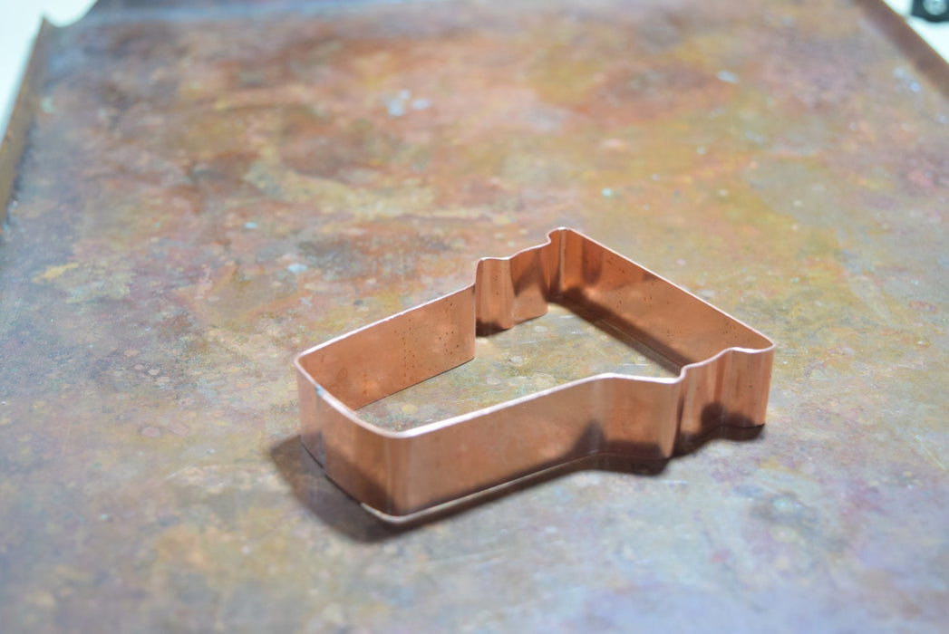 Wafer / Cake Ice Cream Cone  Copper Cookie Cutter - Handcrafted by The Fussy Pup