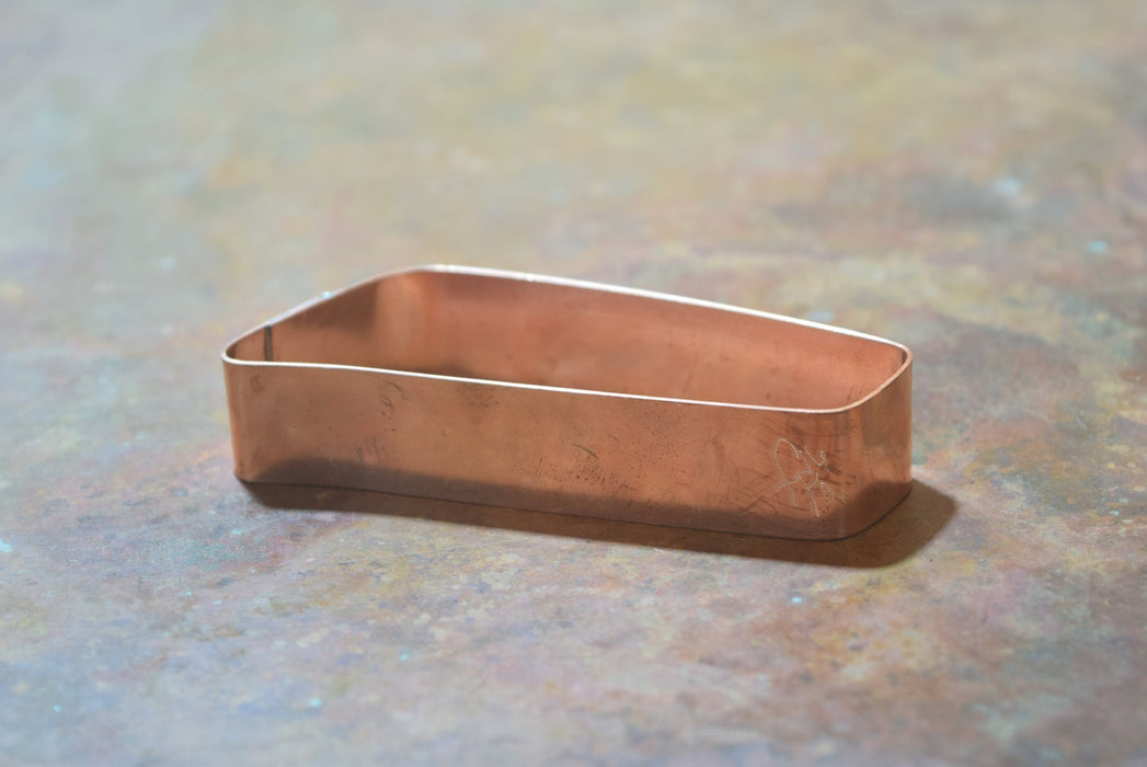 The Letter I Copper Alphabet Cookie Cutter - Handcrafted by The Fussy Pup