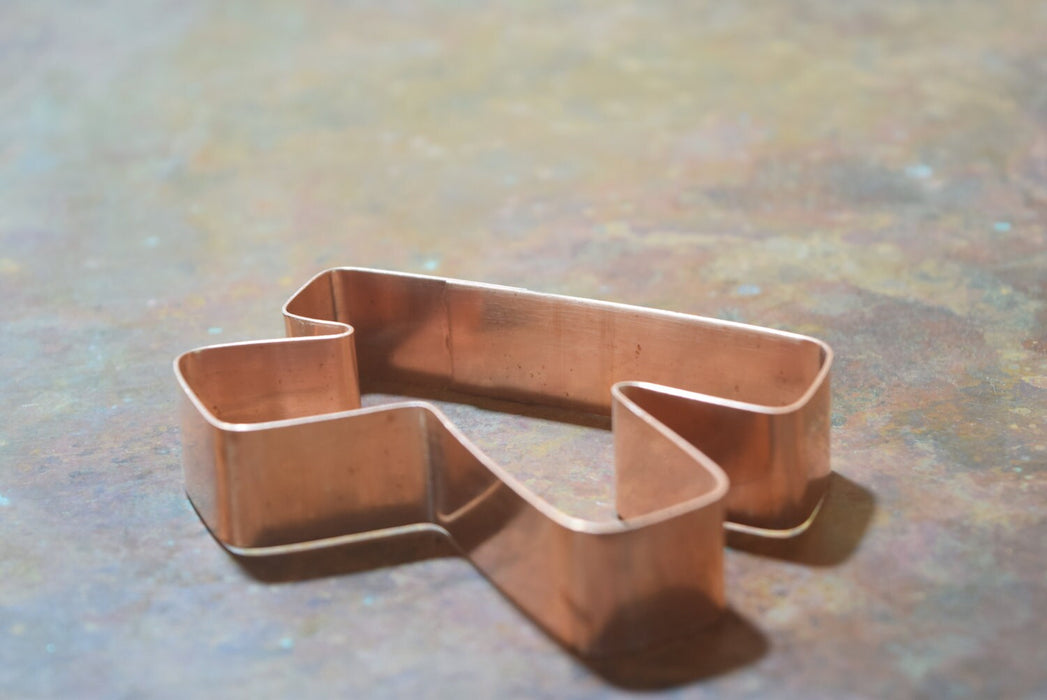 The Letter K Copper Alphabet Cookie Cutter - Handcrafted by The Fussy Pup