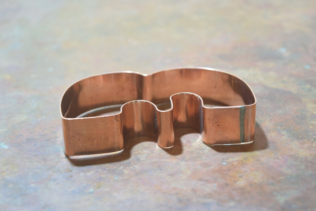 The Number 3 Copper Number Cookie Cutter - Handcrafted by The Fussy Pup