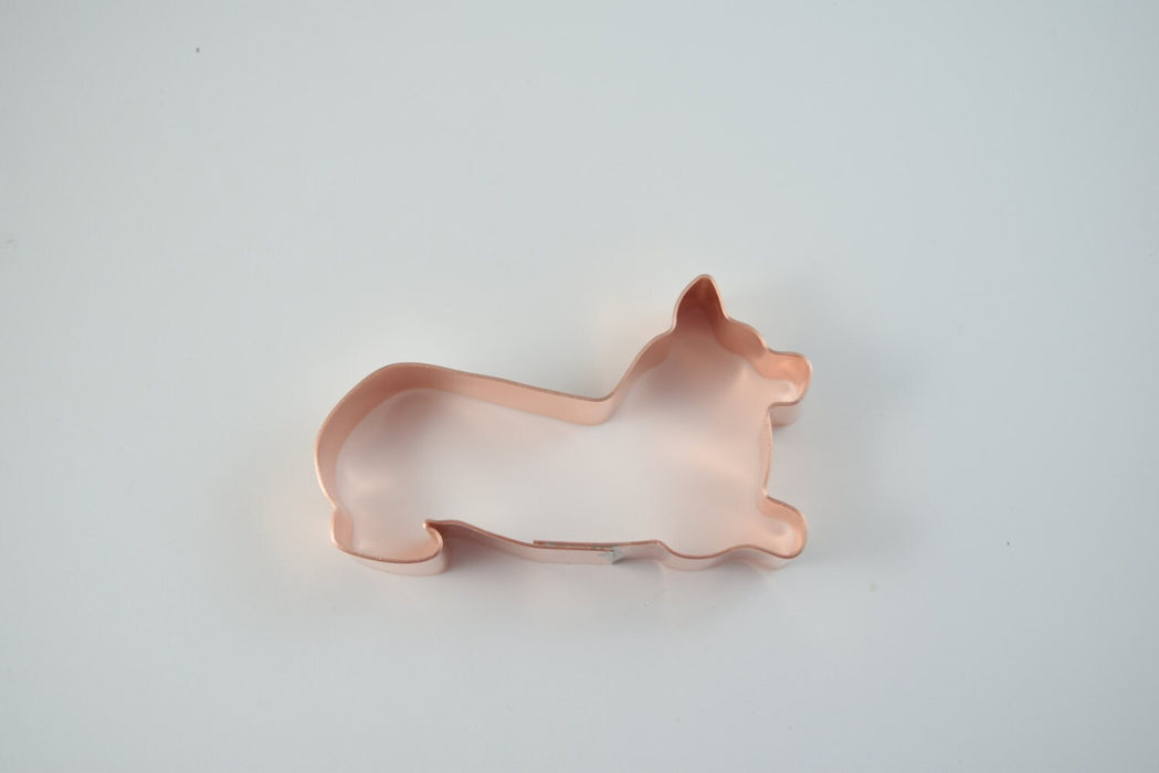 Small Playful Resting Welsh Corgi Dog Breed Cookie Cutter - Handcrafted by The Fussy Pup