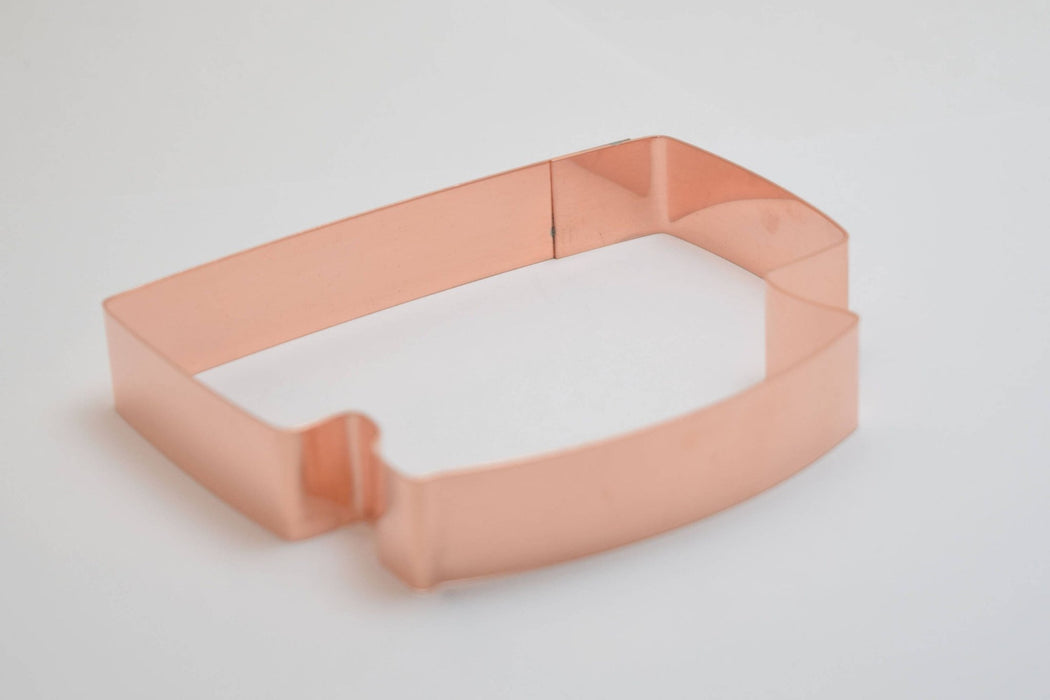 Medium Cold Draft Beer Mug ~ Copper Cookie Cutter - Handcrafted by The Fussy Pup - The Fussy Pup - Cookie Cutter