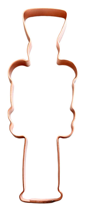 Medium No. 1 Nutcracker Copper Cookie Cutter Handcrafted by The Fussy Pup