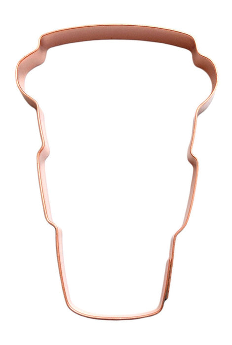 Small To Go Coffee Cup ~ Copper Cookie Cutter - Handcrafted by The Fussy Pup