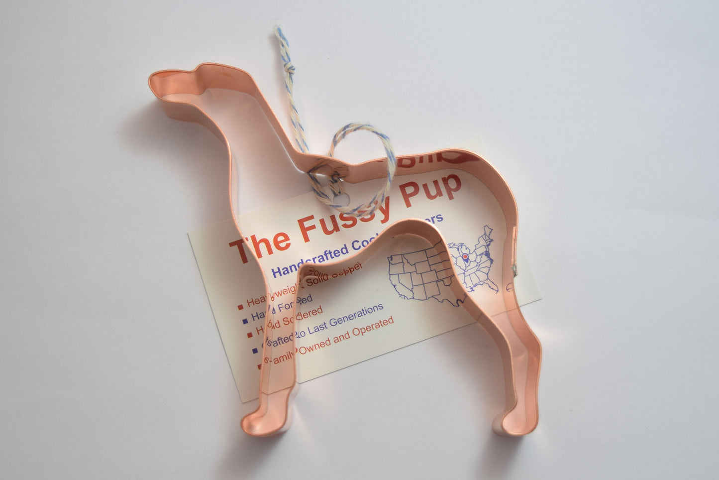 Azawakh Copper Dog Breed Cookie Cutter - Handcrafted by The Fussy Pup