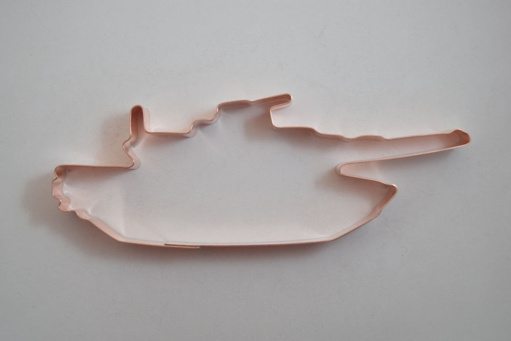 M1 Abrams Army Tank ~ Copper Cookie Cutter ~ Handcrafted by The Fussy Pup