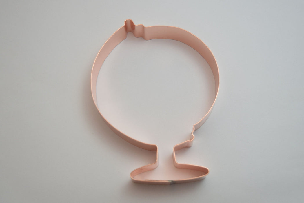 Medium 4.25 inch tall World Globe Cookie Cutter - Handcrafted by The Fussy Pup