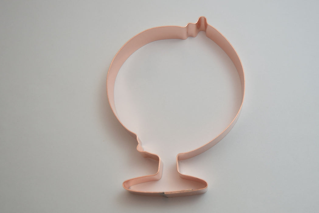 Medium 4.25 inch tall World Globe Cookie Cutter - Handcrafted by The Fussy Pup