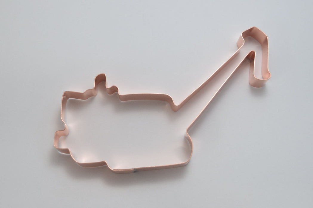 Sideboom Construction Vehicle ~ Copper Cookie Cutter ~ Handcrafted by The Fussy Pup