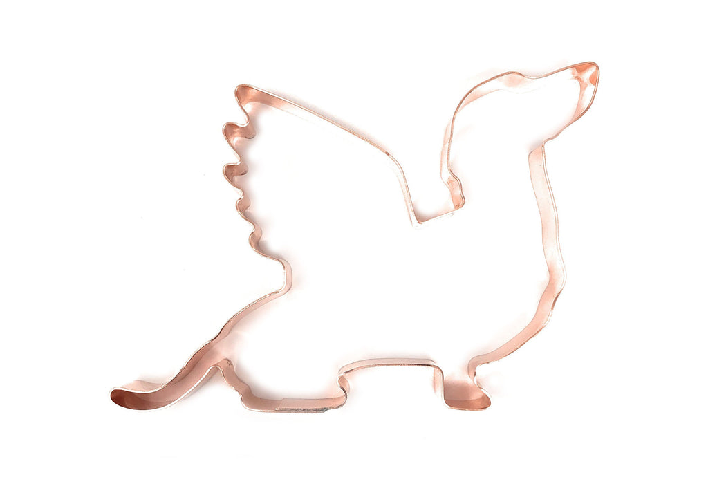 Dachshund Dog Angel with Wings ~ Copper Cookie Cutter - Handcrafted by The Fussy Pup