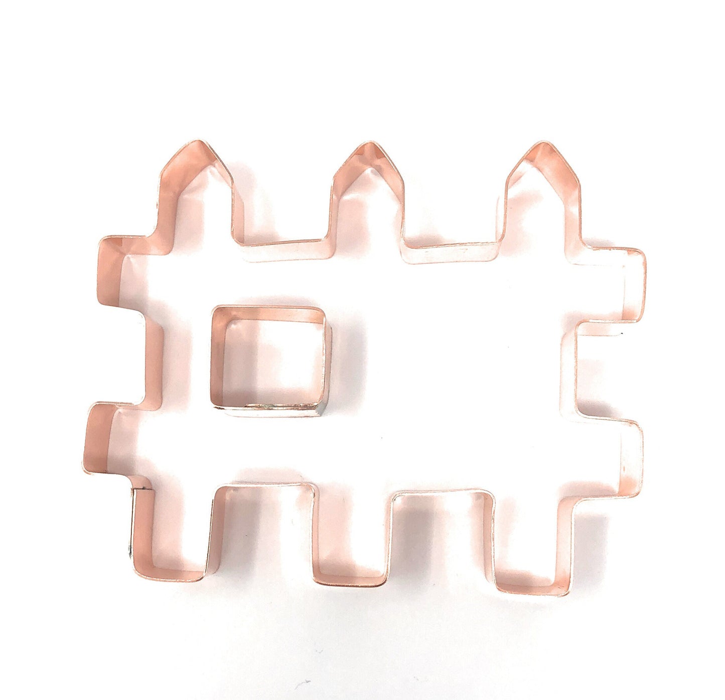 Picket Fence Panel ~ Copper Cookie Cutter ~ Handcrafted by The Fussy Pup