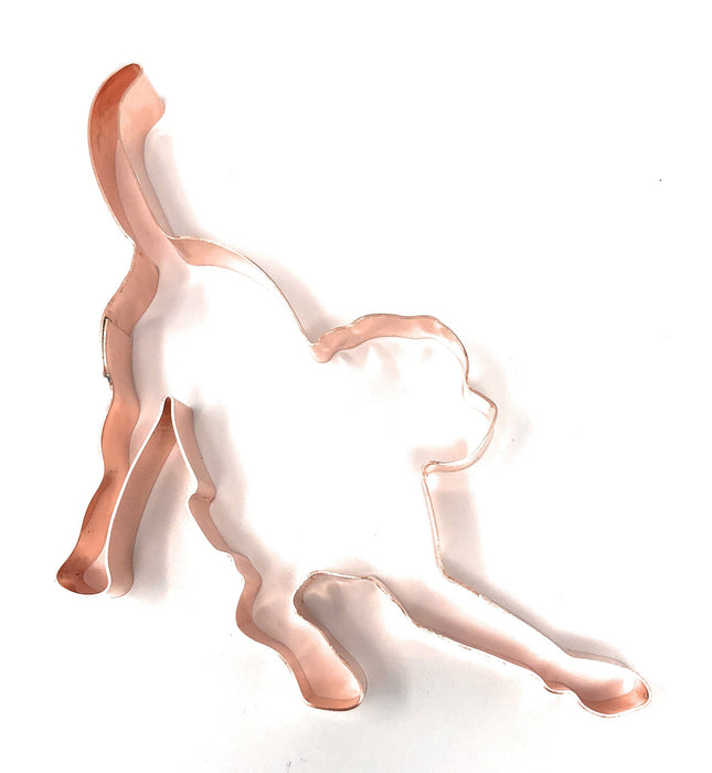 Playful Retriever Dog ~ Copper Cookie Cutter - Handcrafted by The Fussy Pup