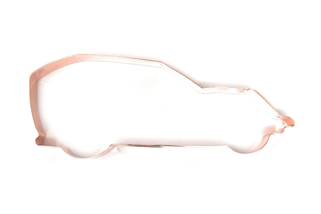 Mod Lite Race Car ~ Copper Cookie Cutter ~ Handcrafted by The Fussy Pup