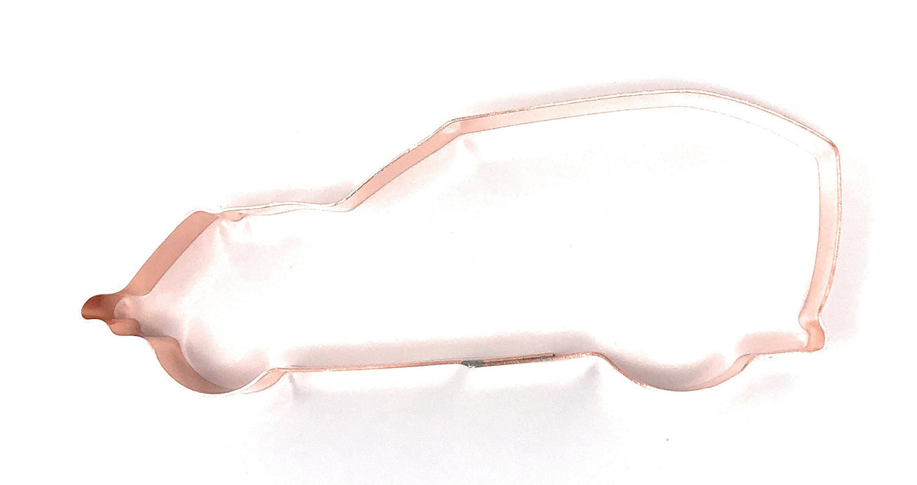 Mod Lite Race Car ~ Copper Cookie Cutter ~ Handcrafted by The Fussy Pup