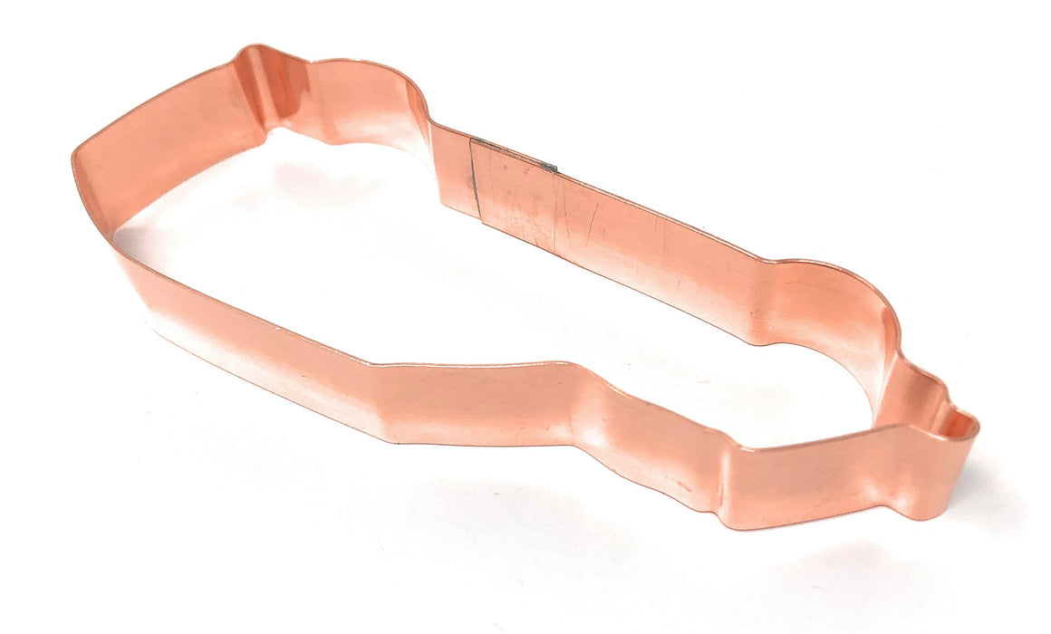 Mod Lite Race Car ~ Copper Cookie Cutter ~ Handcrafted by The Fussy Pup