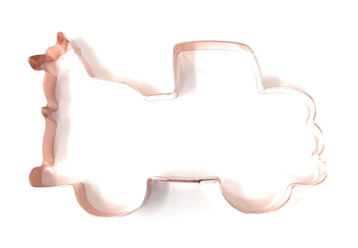 German Shepherd Dog riding in Grandpa's Farm Truck ~ Copper Cookie Cutter Handcrafted by The Fussy Pup - The Fussy Pup - Cookie Cutter