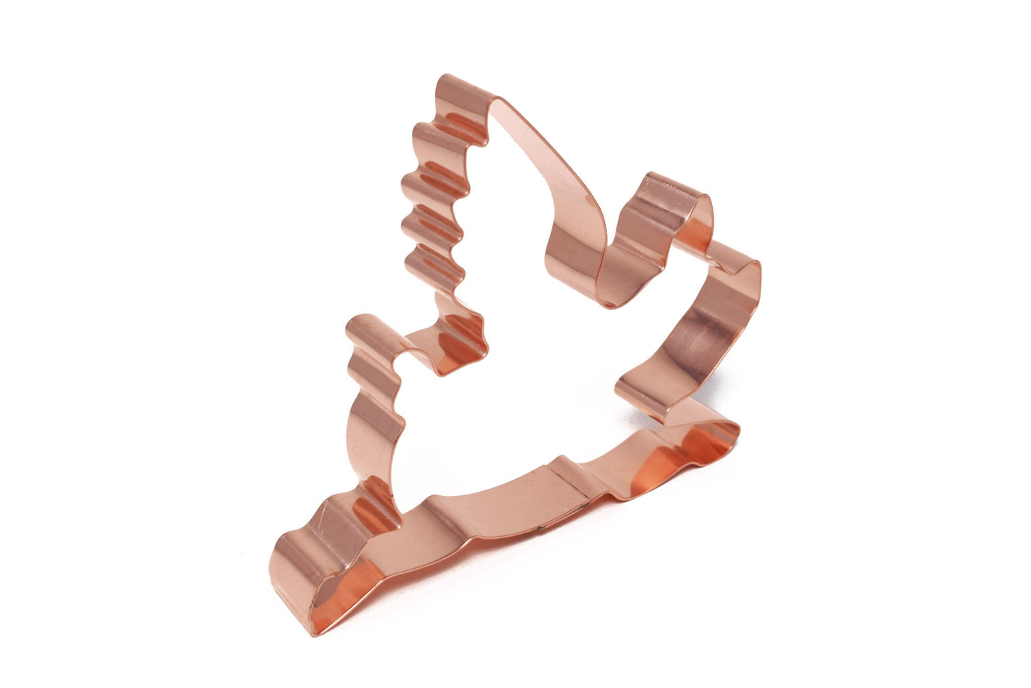 When Pigs Fly - Flying Pig Copper Cookie Cutter 5 X 4 inches