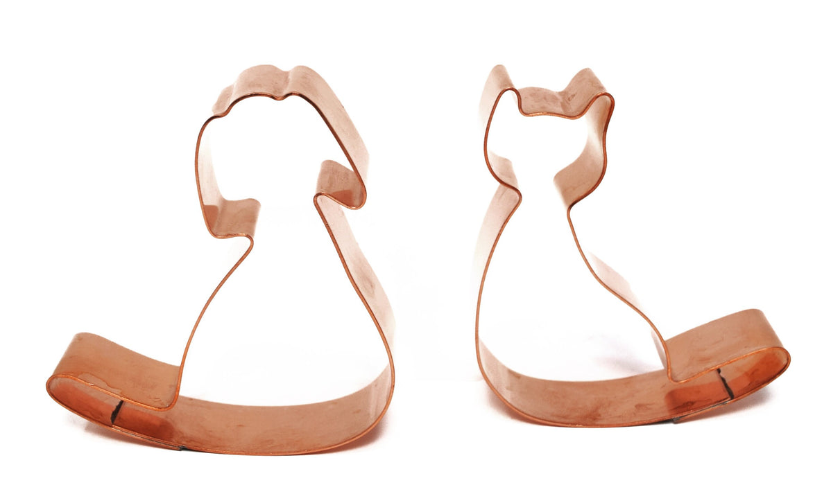 Cute Little Kitten and Puppy Rescue Pets ~ Copper Cookie Cutters - Handcrafted by The Fussy Pup