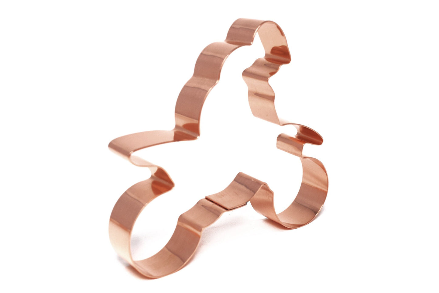 Dirt Bike Racer Cookie Cutter 4.5 x 4 inches, Handcrafted Copper by The Fussy Pup