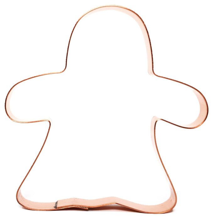 Cute Halloween Ghost Copper Cookie Cutter, 4 inches