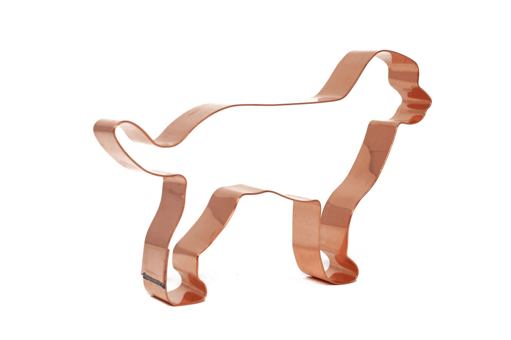 Goldendoodle Dog Copper Cookie Cutter - Hand Crafted by The Fussy Pup