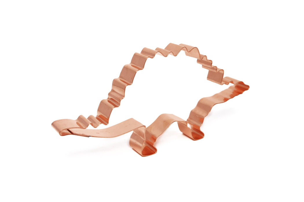 Stegosaurus ~ Copper Dinosaur Cookie Cutter ~ Handcrafted by The Fussy Pup