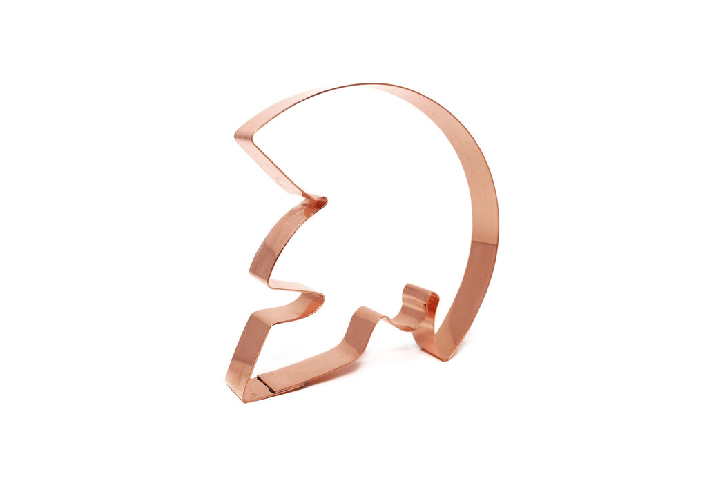 Spartan Head ~ Copper Cookie Cutter ~ Handcrafted by The Fussy Pup