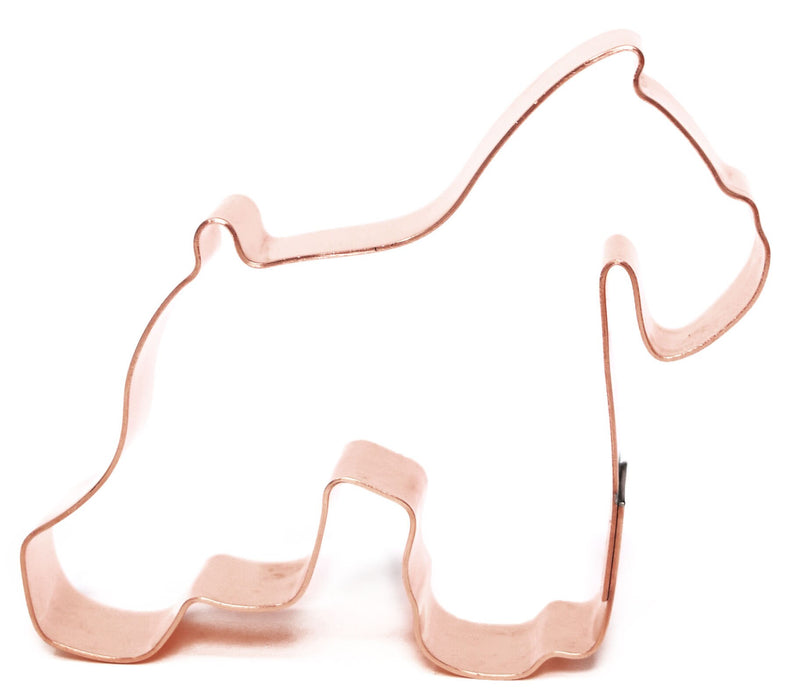 Small ~ Schnauzer Copper Dog Breed Cookie Cutter - Handcrafted by The Fussy Pup